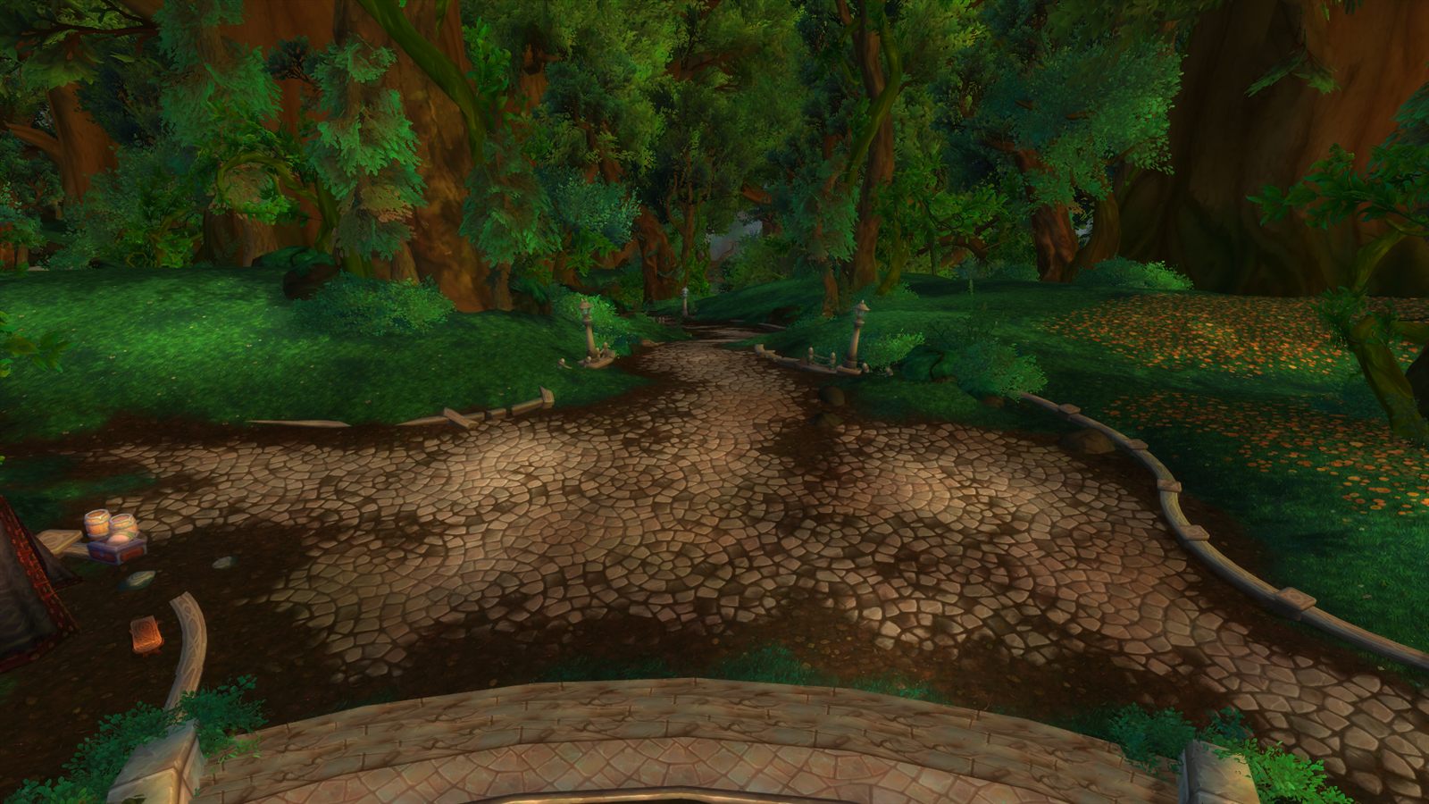 Modern terrain with its object placements